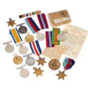 A MIXED COLLECTION OF MEDALS