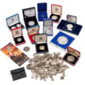 A COLLECTION OF SILVER COINS