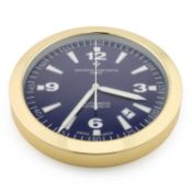 AN ADVERTISING WALL CLOCK SIGNED VACHERON CONSTANTIN, GENEVE