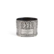 A WMF SILVERED METAL COASTER
