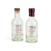 A PAIR OF LIMITED EDITION SILVER-LABELLED ABERLOUR A'BUNADH MALT WHISKY BOTTLES