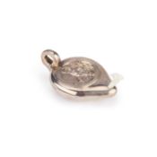 AN EDWARDIAN SILVER PERPETUAL TABLE LIGHTER