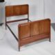 AN EDWARDIAN INLAID MAHOGANY DOUBLE BED - Image 2 of 2