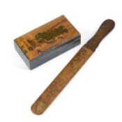 A 19TH CENTURY WRITING BOX