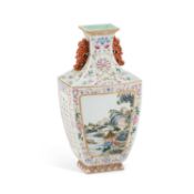 A CHINESE FAMILLE ROSE VASE