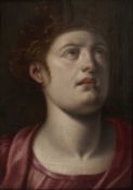 CIRCLE OF FRANS FLORIS (1520-1570) HEAD OF A WOMAN