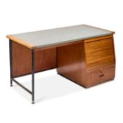 A VINTAGE DURRANT TEAK DESK