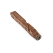 A 19TH CENTURY 'RUDDING PARK' KNITTING STICK