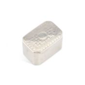 A GEORGE III SILVER NUTMEG GRATER