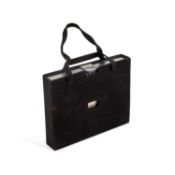 ASPREY: AN ART DECO LARGE SILVER VANITY BOX