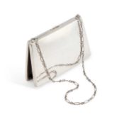 AN ART DECO SILVER-MOUNTED PURSE