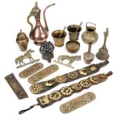 A LARGE COLLECTION OF METALWORK