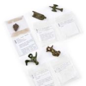 FIVE ANCIENT ROMAN, BYZANTINE AND SCYTHIAN ARTIFACTS