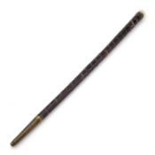 AN EARLY 19TH CENTURY TELESCOPE WALKING STICK BY WILLSON