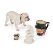 A ROYAL DOULTON MODEL OF A BULLDOG