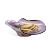 A STUDIO GLASS BOWL