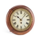 AN EARLY 20TH CENTURY DIAL CLOCK
