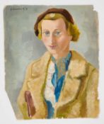 HERSCHE (GERMAN 20TH CENTURY) PORTRAIT OF A LADY
