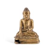 A CHINESE BRONZE FIGURE OF BUDDHA