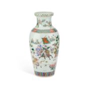A LARGE CHINESE FAMILLE ROSE VASE