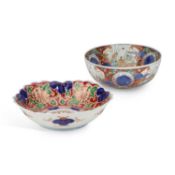 TWO JAPANESE IMARI BOWLS, LATE 19TH CENTURY