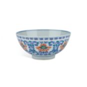 A CHINESE DOUCAI 'LOTUS' BOWL