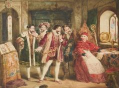 JAMES STEPHANOFF (1787-1874) THE KING AND THE CARDINAL