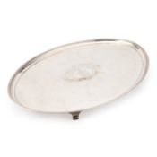 AN OLD SHEFFIELD PLATE SALVER, CIRCA 1790