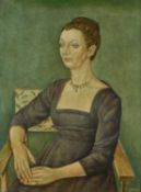 JACOB KRAMER (1892-1962) PORTRAIT OF A LADY (CIRCA 1950)
