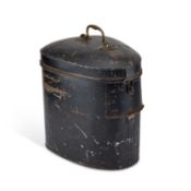 A SCOTTISH TOLE WIG BOX