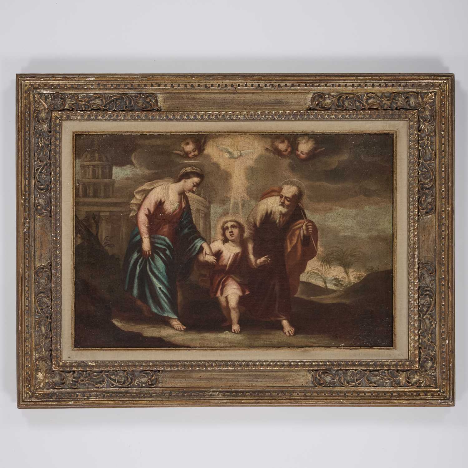 17TH CENTURY ITALIAN SCHOOL THE FLIGHT FROM EGYPT