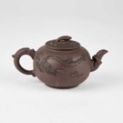 A CHINESE YIXING TEAPOT