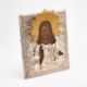 A WHITE-METAL MOUNTED ICON - Image 1 of 3