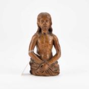 15TH CENTURY CONTINENTAL SCHOOL, A CARVED FIGURE OF JESUS CHRIST