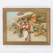 GIUSEPPE PITTO (ITALIAN 1857-1928) AT THE MARKET