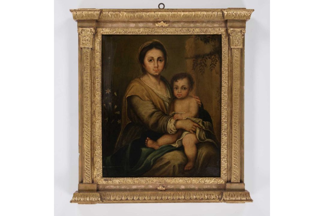 MANNER OF MURILLO (19TH CENTURY) MOTHER AND CHILD - Image 1 of 3