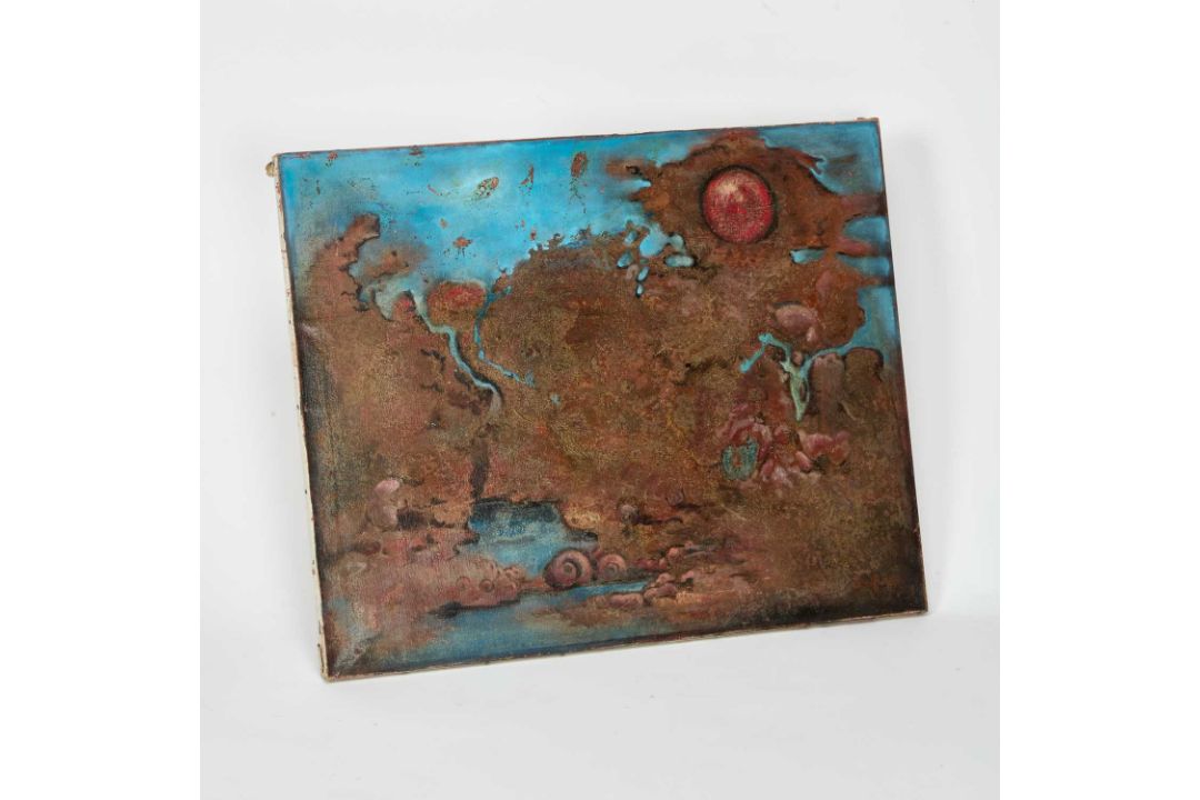 DEFIZE BENOIT (BELGIAN 20TH CENTURY) LE SOLEIL DES EAUX