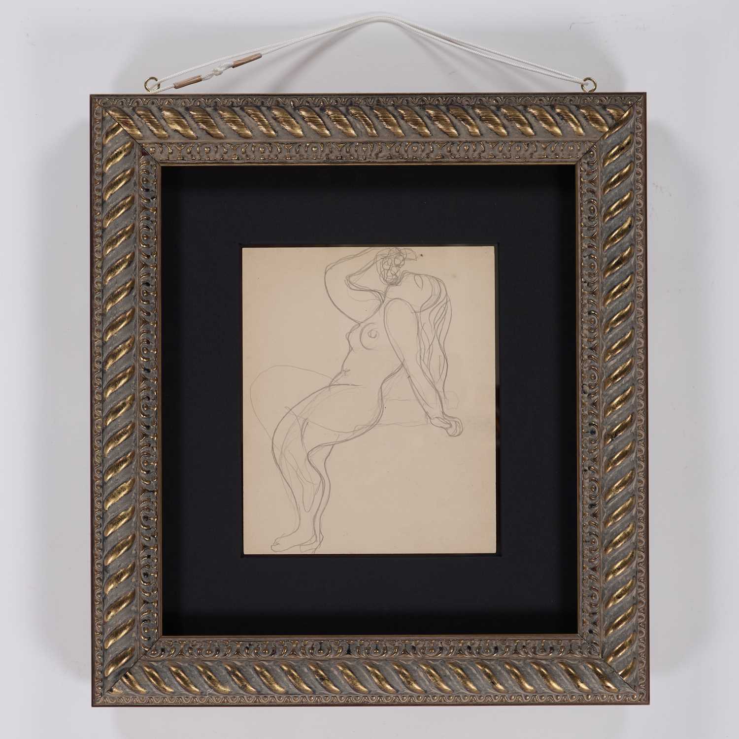 RENÉ MAGRITTE (BELGIAN 1898-1967) NUDE FIGURES STUDIES, DOUBLE SIDED - Image 3 of 4