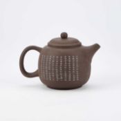 A CHINESE YIXING TEAPOT