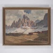 MAX PISTORIUS (AUSTRIAN 1894-1960) MOUNTAIN LANDSCAPE SCENE
