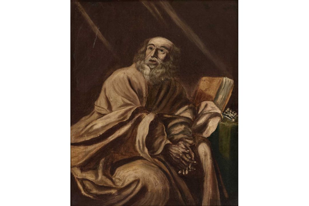18TH CENTURY ITALIAN SCHOOL SAINT PETER - Image 1 of 3