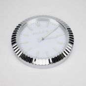 AN ADVERTISING WALL CLOCK, SIGNED ROLEX