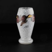 A LEGRAS ART DECO GLASS VASE