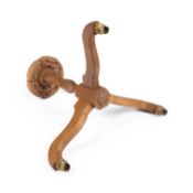 ALBERT JEFFRAY, AN EAGLEMAN OAK CHANDELIER, CIRCA 1980S/90S