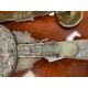 A CHINESE SILVER AND JADE HAND-MIRROR AND A CHINESE CLOISONNÉ RUYI SCEPTRE - Image 6 of 8