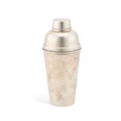 AN AMERICAN STERLING SILVER COCKTAIL SHAKER