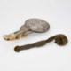 A CHINESE SILVER AND JADE HAND-MIRROR AND A CHINESE CLOISONNÉ RUYI SCEPTRE - Image 2 of 8