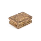 AN 18TH CENTURY GILT-METAL SNUFF BOX
