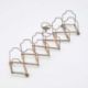 A GEORGE III SILVER SEVEN-BAR CONCERTINA TOAST RACK - Image 2 of 3