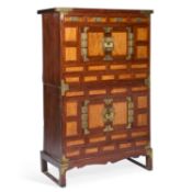 A JAPANESE BRASS-MOUNTED CABINET